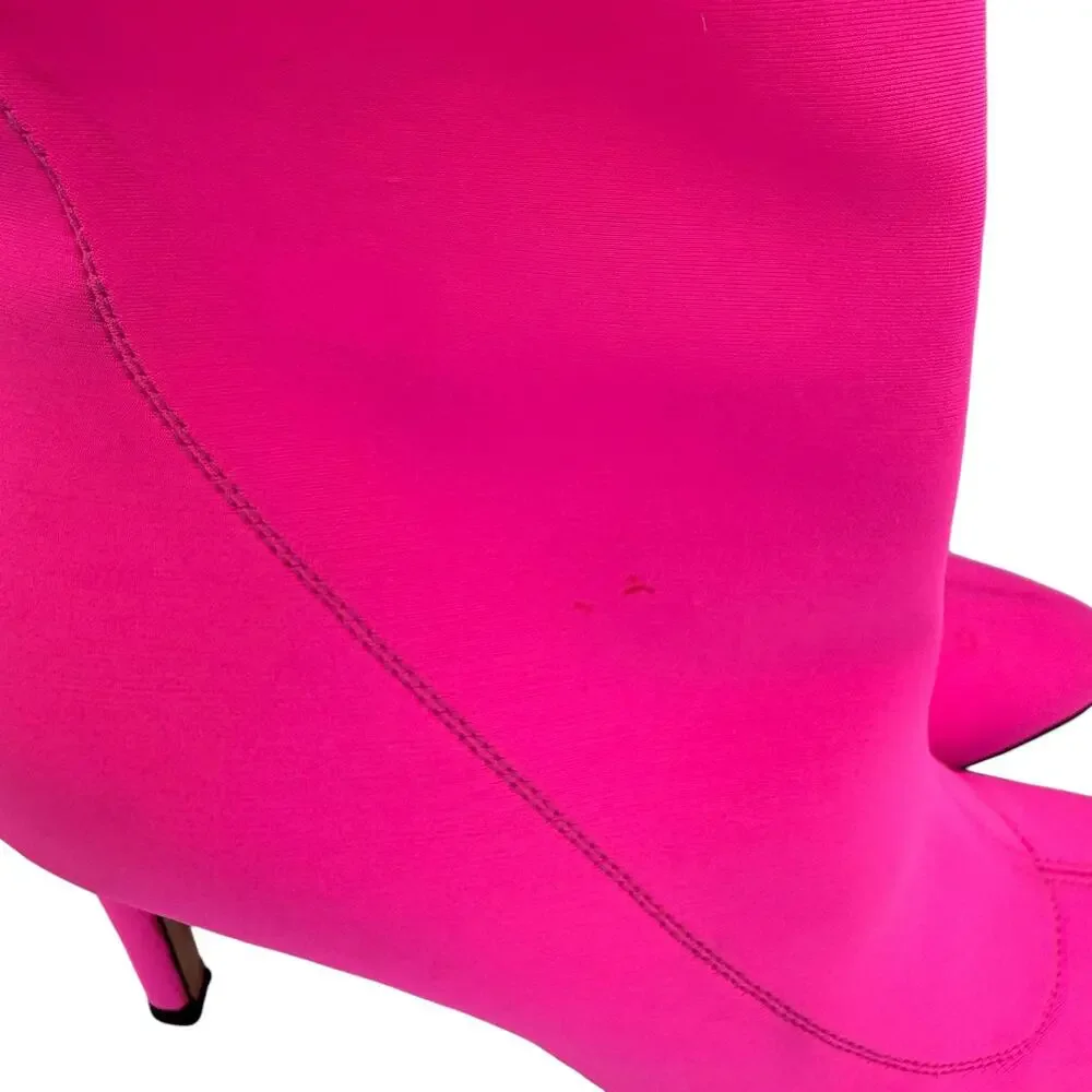 Giuseppe Zanotti Pink Stretch Sock Booties 39 4" Heel - Picture 5 of 15